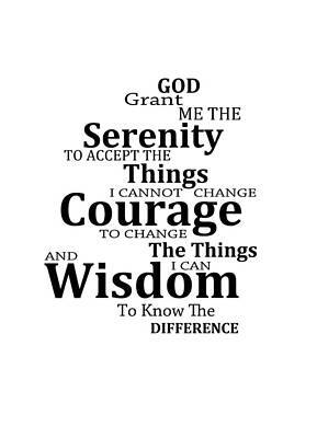 Featured image of post The Full Serenity Prayer Poster Inspirational typographic art the serenity prayer by reinhold niebuhr poster