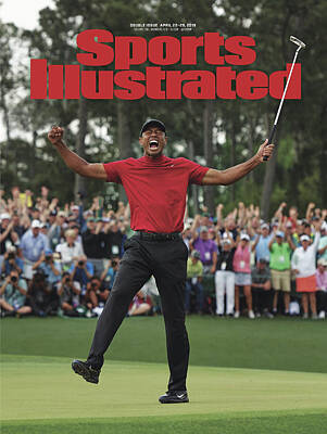Tiger Woods, 2019 Masters Tournament Champion Sports Illustrated Cover Poster