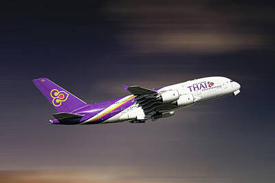 Designs Similar to Thai Airways Airbus A380-841 #3