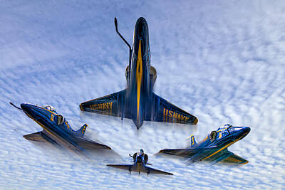  Photograph - Blue Angels V.2 by Tim Stanley
