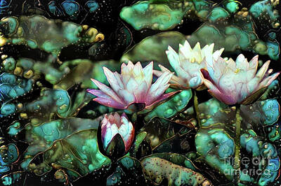 Designs Similar to Turquoise Waterlilies 6