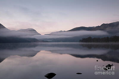  Photograph - Dawn mist over Ullswater by Gavin Dronfield