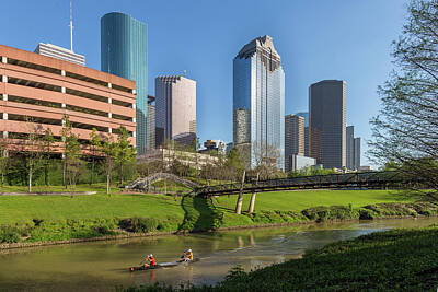  Photograph - Kayak on Buffalo Bayou by Tim Stanley