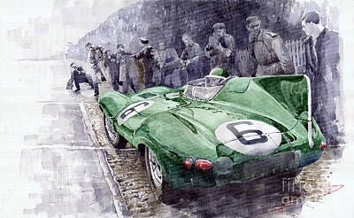 Designs Similar to Jaguar D-TYPE  1955 Le Mans 