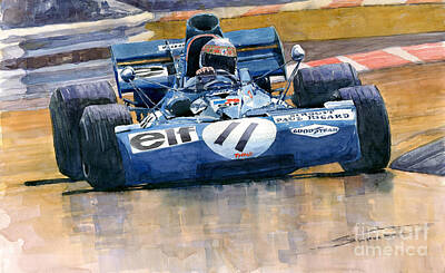 Jackie Stewart Racing Art Prints
