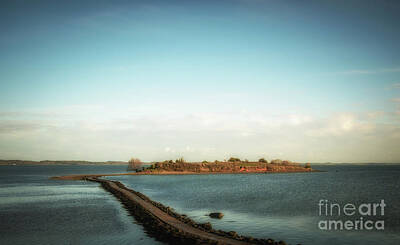  Photograph - Island Hill or Rough Island, County Down showing causeway by Jim Orr