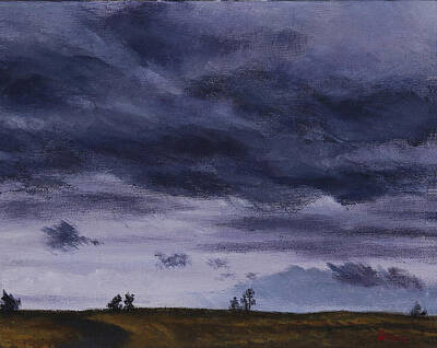  Painting - Cloudy Day by Stacy Williams