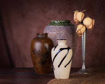 Designs Similar to Vase and Roses Still Life