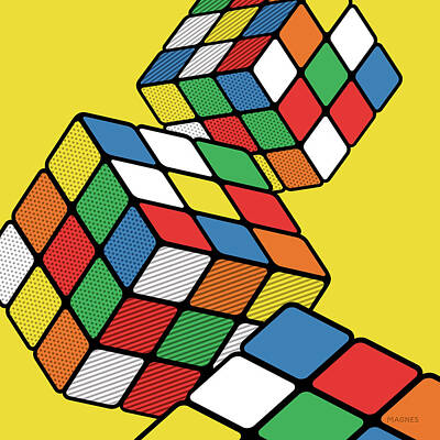 Designs Similar to Rubik's Cubes by Ron Magnes