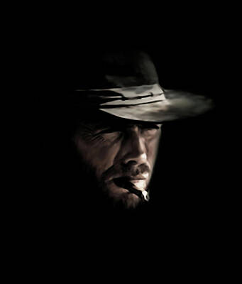 Clint Eastwood Digital Art