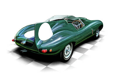 Designs Similar to Jaguar D Type by David Kyte