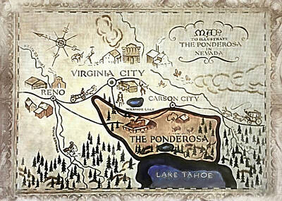 Designs Similar to Bonanza Map by Donna Kennedy