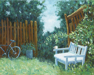  Painting - A Cuppa at Paradise Produce Farms by Dena Cornett