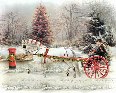 Horse And Cart Digital Art