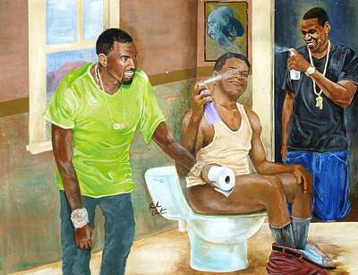 Kanye West. Paintings