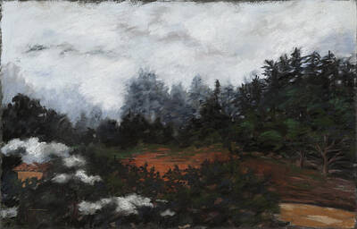  Painting - Mill Valley Fog 2 by Dena Cornett