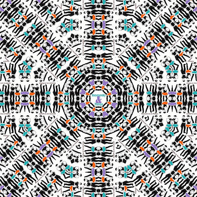  Digital Art - R and P Kaleidoscope by Brian Gryphon