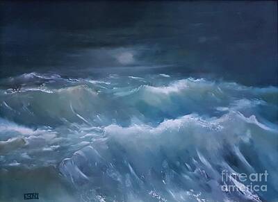  Painting - Sea of Emerald by Julie Bond