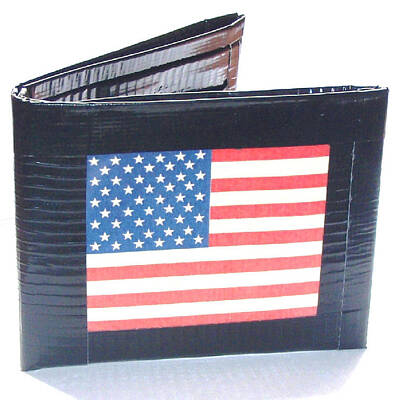 American Flag Duct Tape Wallet Mixed Media