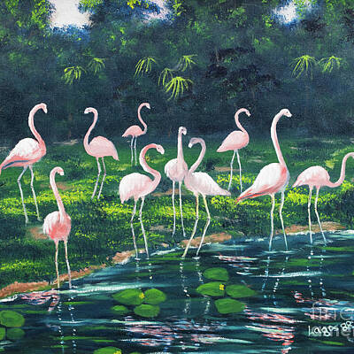 Designs Similar to Flamingoes by Diosdado Lagos