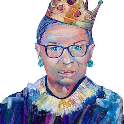  Painting - RBG - background removed by Christina Carmel