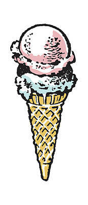 Ice Cream Cone Drawings