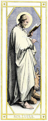 Saint Luke The Evangelist Drawings Art Prints