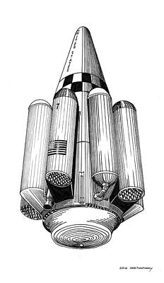 Launch Vehicle Original Artwork