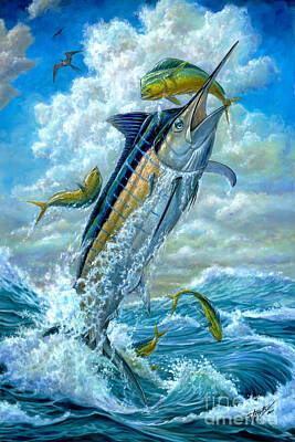 Marlin Azul Paintings