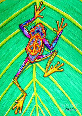 Frog Art Mixed Media