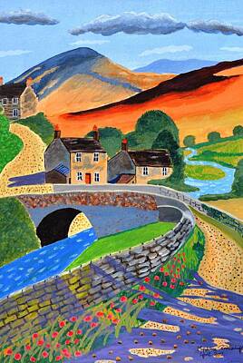 Scottish Higland Lane Art Prints