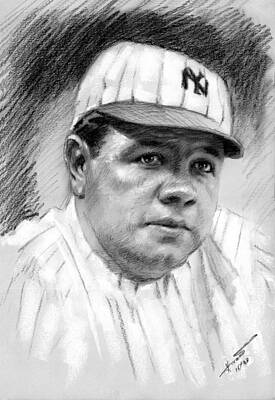 Babe Ruth Drawings