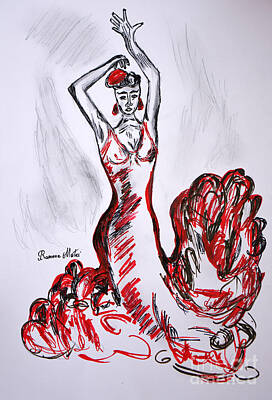 Designs Similar to Red Flamenco  by Ramona Matei