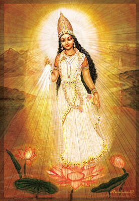 Hindu Goddess Mixed Media