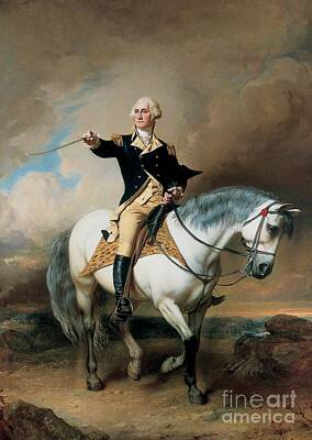 Portrait Of George Washington Art Prints