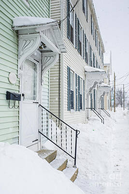 Designs Similar to Row houses on a snowy day