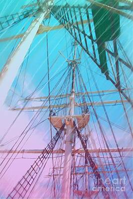  Painting - Tall Ship by Earl Jackson