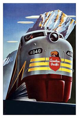 Canadian Pacific Railroad Art