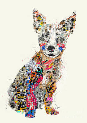 Chihuahua Collage Art Prints