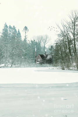 Designs Similar to Cottage On Frozen Lake