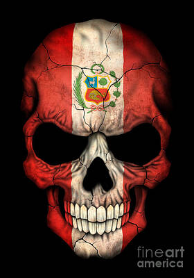 Designs Similar to Dark Peruvian Flag Skull