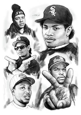 Designs Similar to N.W.A. Drawing Art Poster