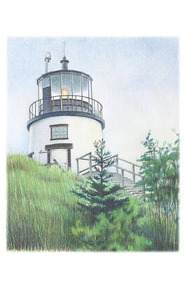 Maine Landscapes Drawings
