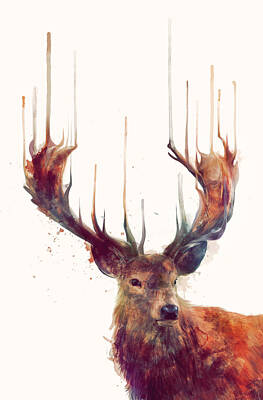 Red Deer Paintings