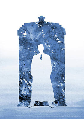 Designs Similar to Tardis, Tenth Doctor-blue