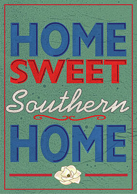 Southern Homes Digital Art