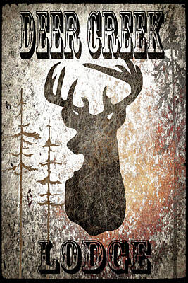 Deer Creek Mixed Media Art Prints