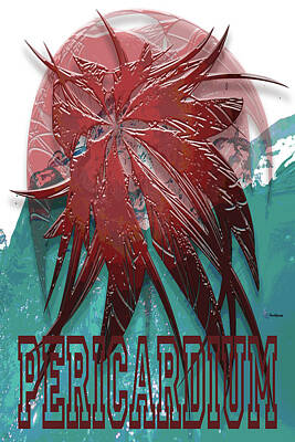  Digital Art - Pericardium Poster by Warren Lynn