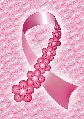 Breast Cancer Awareness Digital Art