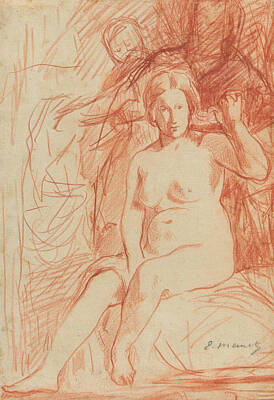 Designs Similar to Study of a Seated Nude